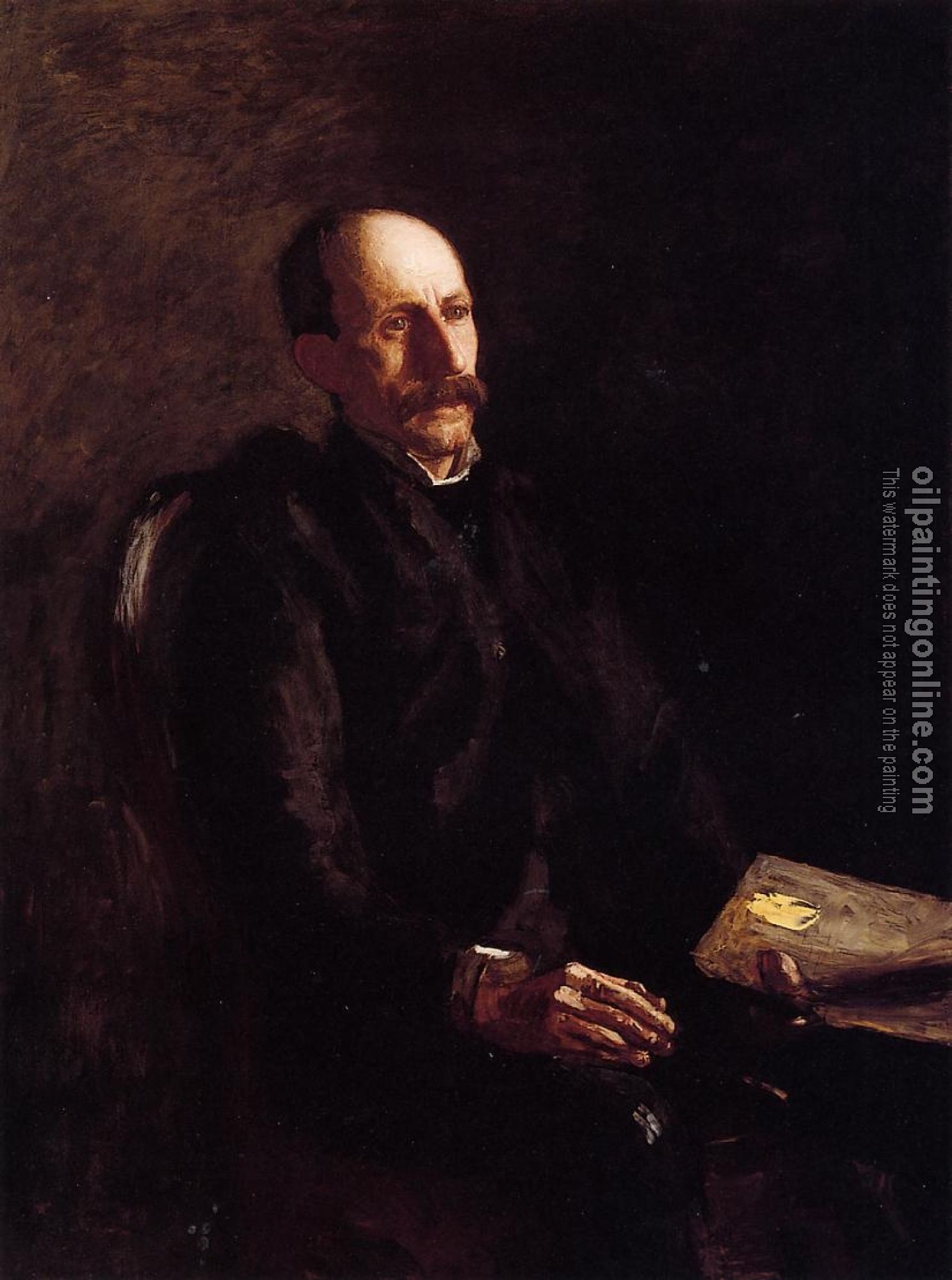 Eakins, Thomas - Portrait of Charles Linford, the Artist